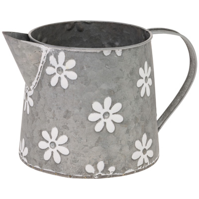 Metal Daisy Pitcher