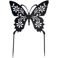Floral Butterfly Yard Stake