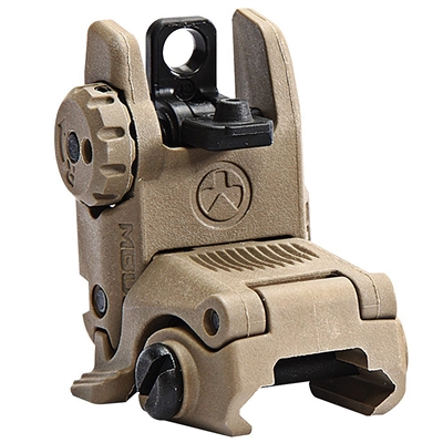 Magpul MBUS Sights Gen 2 FDE â€“ Rear