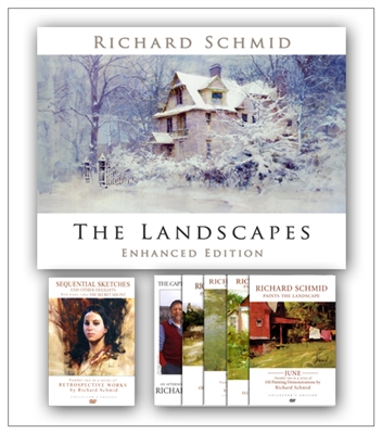 The Landscapes - Enhanced Edition + 2 DVD Set by Richard Schmid