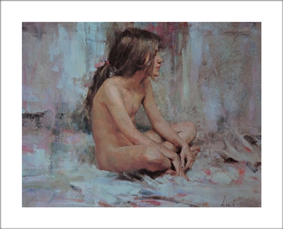 Gretchen At Seven By Richard Schmid