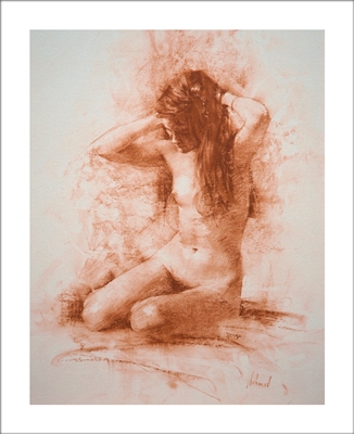 Helga Lithograph By Richard Schmid