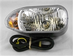This is a new OEM Meyer Snow Plow Passenger Side Light 07224. The Passenger Side Light includes the Halogen Bulb H9003 and the Bulb-Amber (3157 NA). This Side Light fits the Snow Plow Light Carton 07234.