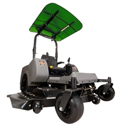 Femco Tuff Top Green 44" x 44" SCR44G Canopy & Sunshade for Zero Turn Lawn Mowers.