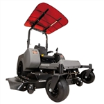 Femco Tuff Top Red 44" x 44" SCR44R Canopy & Sunshade for Zero Turn Lawn Mowers.