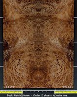 Redwood .7mm Guitar Quilted Burl wood veneer