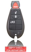 NEW 2009 Chrysler 300 Keyless Entry Key Fob Remote CASE ONLY 4 BTN Trunk