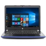 Hp 14-bs153od Celeron N3350 Dual-core 1.1ghz 4gb 64gb Emmc 14"" Lednotebook W10h W/cam & Bt (blue)