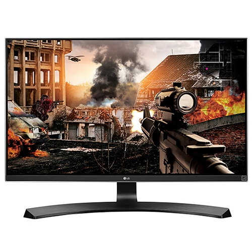 27"" Lg Ultra Uhd 4k 27ud68p-b Dual Hdmi/displayport 3840x2160widescreen Rotating Led Ips Lcd Monitor W/amd Freesync