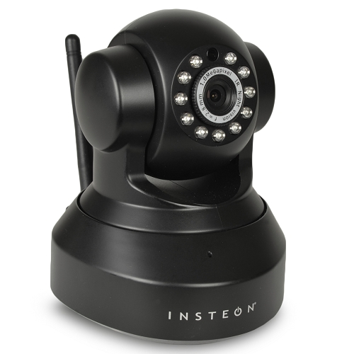 Insteon 2864-226 Plug & Play 720p Hd Pan & Tilt Wireless-nday/night Ip Camera W/11 Ir Leds & Microsd Card Slot (black)