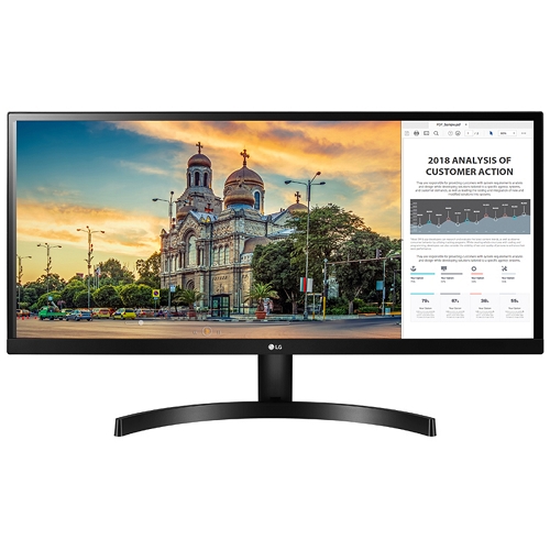 29"" Lg 29wk500-p Dual Hdmi 2560x1080 Ultrawide 21:9 Led Ips Lcdmonitor W/amd Freesync & Screen Split 2.0