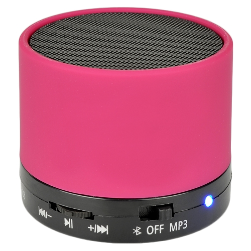 Gems Portable Bluetooth Wireless Speaker W/2-in-1 Usb/aux Cable &tf Card Slot (berry)