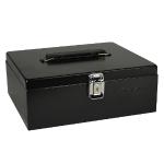 First Alert 3020f Locking Steel Cash Box W/carrying Handle (black)- No Keys