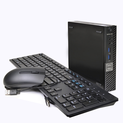 Dell Optiplex 3050 Core I3-7100t Dual-core 3.40ghz 4gb 500gb W10pmicro Form Factor Pc W/hdmi (black)