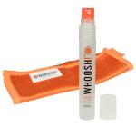 Whoosh! Tech Hygiene Screen Shine 0.3 Fl Oz Screen Cleanerw/antimicrobial Cloth - Retail Hanging Package