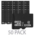 (50-pack) 32gb Class 10 Microsdhc Uhs-i Memory Card