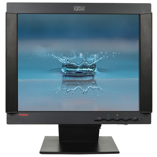 17"" Ibm Thinkvision L170m Vga 1280x1024 Lcd Monitor W/speakers(black)