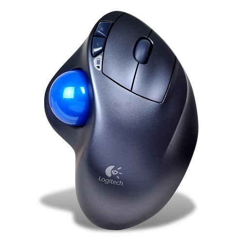 Logitech M570 2.4ghz Wireless 5-button Laser Trackball Mouse(gray/blue)