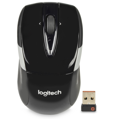 Logitech M525 2.4ghz Wireless 5-button Optical Scroll Mouse W/tiltwheel Technology & Usb Unifying Receiver (black/gray)