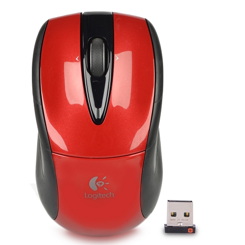 Logitech M525 2.4ghz Wireless 5-button Optical Scroll Mouse W/tiltwheel Technology & Usb Unifying Receiver (red)