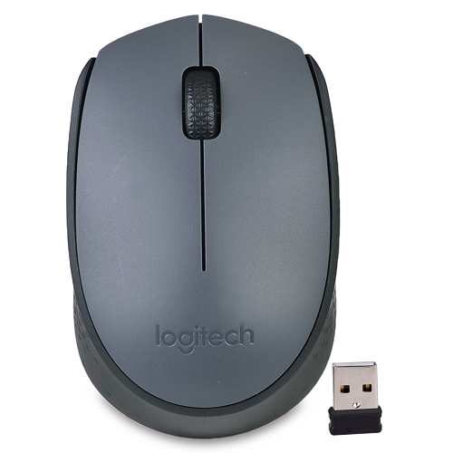 Logitech M170 2.4ghz Wireless 3-button Optical Scroll Mouse W/nanousb Receiver (gray/black)