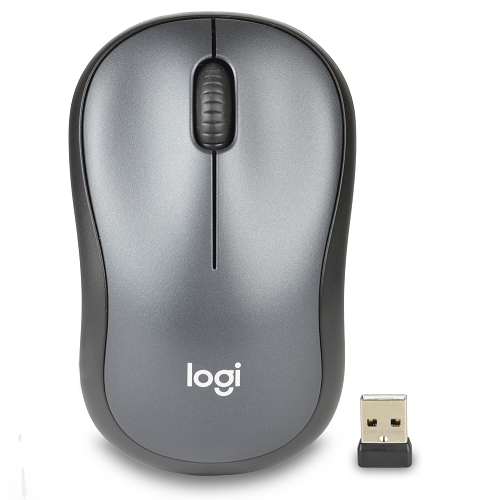 Logitech M220 Silent 3-button Wireless Optical Scroll Noiselessproductivity Mouse W/nano Usb Receiver (gray/black)
