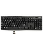 Logitech K270 2.4ghz 103-key Wireless Multimedia Spanish Keyboardw/usb Nano Receiver (black)