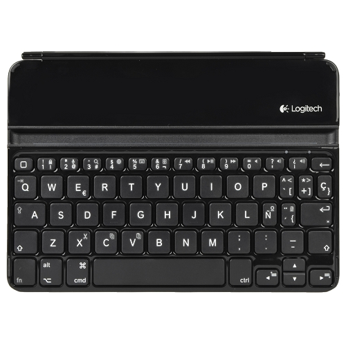 Logitech Ultrathin Bluetooth Spanish Keyboard Cover Mini For Ipadmini & Ipad Mini With Retina Display