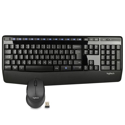 Logitech Mk345 Wireless Portuguese Keyboard & Optical Mouse Combow/usb Nano Receiver (black)
