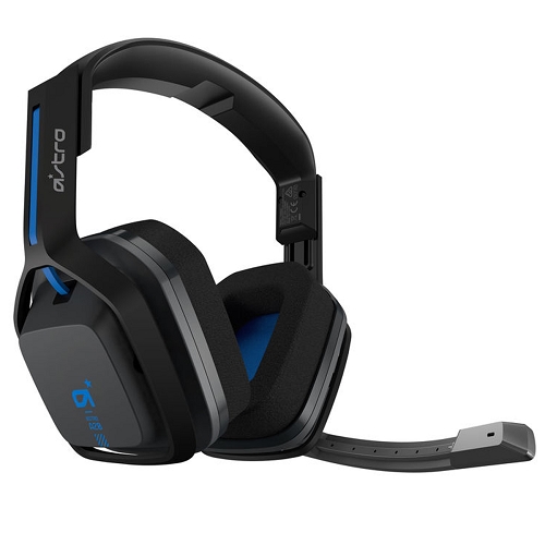 Logitech Astro A20 Wireless Gaming Headset For Ps4 & Pc W/boommicrophone & Astro Command Center (black/blue)