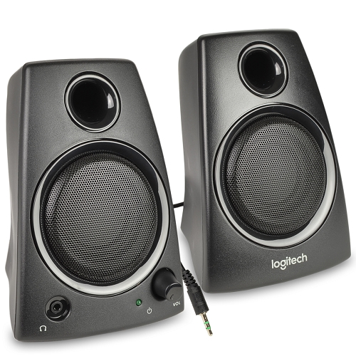 Logitech Z130 2-piece Multimedia Speaker Set (black)