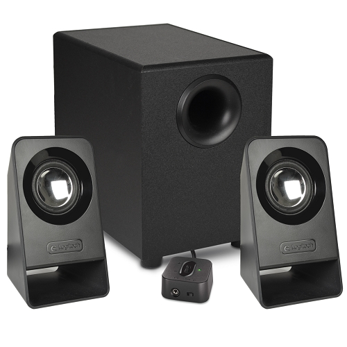 Logitech Z213 3-piece 2.1 Multimedia Speaker System W/inlinepower/volume Control & 3.5mm Headphone Jack (black)