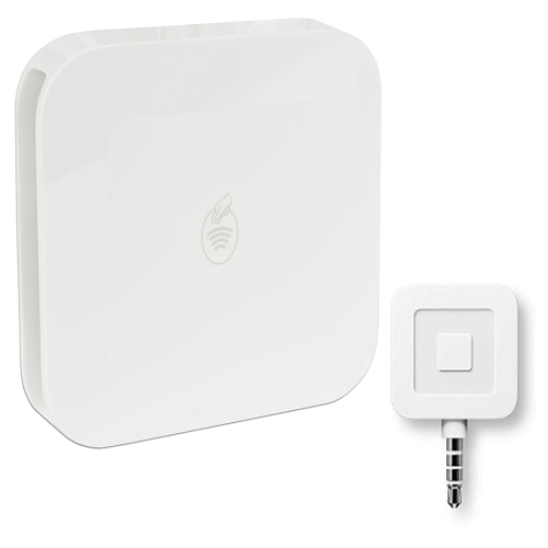 Square A-sku-0485 Contactless And Chip Bluetooth Card Readerw/magstripe Reader (glossy White)