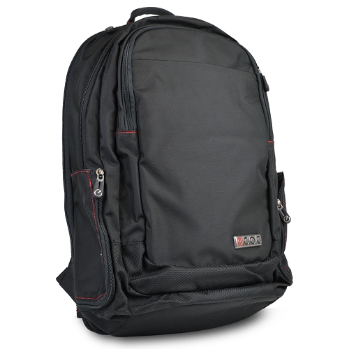 Ecbc Javelin Nylon Laptop ""daypack"" Backpack W/security Fast Pass -fits Up To 17"" Laptops (black) - B7102-10