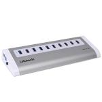 Uctech Bc-u3h10 Aluminum 10-port Superspeed Usb 3.0 Hub(silver/white)