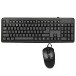 104-key Usb Keyboard & Usb Optical Mouse Kit (black)