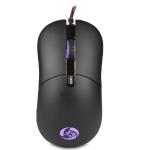 X7 4-button Usb Optical Scroll Purple Led Top Gaming Mouse W/2500dpi & Braided Cable (black)