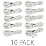 (10-pack) 6' Samsung High Speed Hdmi (m) To Hdmi (m) Video/audiobulk Cable (light Gray)