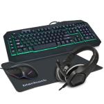 Blackweb Bwa19h0004 Gaming Starter Kit With Led Usb Keyboard&#44; Ledusb Mouse&#44; Headset & Mouse Pad