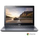 Acer C720-2844 Celeron 2955u Dual-core 1.4ghz 4gb 16gb Ssd 11.6""led Chromebook Chrome Os W/cam & Bt