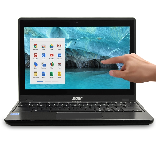 Acer C720p-2625 Touchscreen Celeron 2955u Dual-core 1.4ghz 4gb 16gbssd 11.6"" Led Chromebook Chrome Os W/cam (gray)