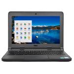 Dell Chromebook 11-3120 Celeron N2840 Dual-core 2.16ghz 4gb 16gbemmc 11.6"" Led Chromebook Chrome Os W/cam (gray Skin)