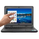 Dell Chromebook 11 Touchscreen Celeron N2840 Dual-core 2.16ghz 4gb16gb Emmc 11.6"" Chromebook Chrome Os (gray Skin)