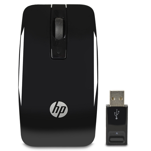 Hp 2.4ghz Wireless 3-button Optical Scroll Mouse W/usb Receiver(black)