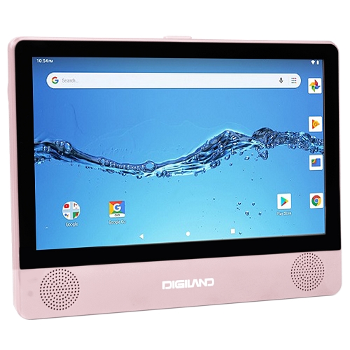 Digiland Dl9003 2-in-1 Android Tablet + Dvd Player - Quad-core1.3ghz 1gb 16gb 9"" Tablet Android 8.1 (lavender)