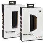 Que Design 4400mah Power Bank + 3000mah Power Bank (black) - Retailhanging Package