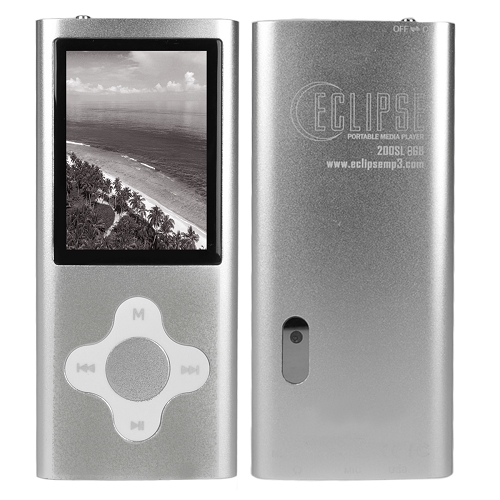 Eclipse 200sl 4gb Mp3 Usb 2.0 Digital Music/video Player & Voicerecorder W/camera & 2.0"" Lcd (silver)