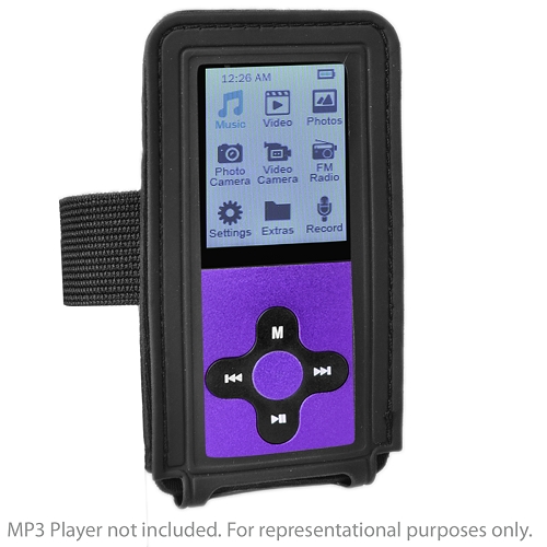 Eclipse Mp3/mp4 Player Adjustable Armband (black)