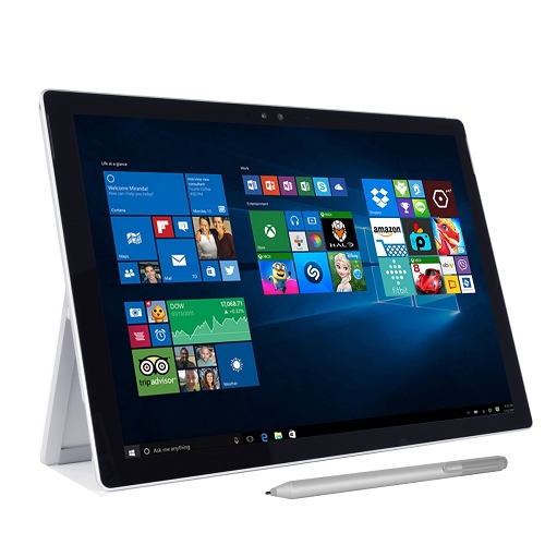 Microsoft Surface Pro 4 Core M3-6y30 Dual-core 900mhz 4gb 128gb Ssd12.3"" Multi-touch Tablet W10p W/kb & Pen (silver)