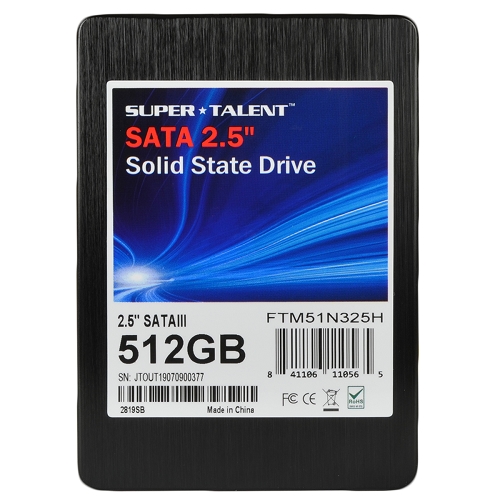 Super Talent Ftm51n325h 512gb Sata/600 2.5"" Tlc Solid State Drive(ssd)